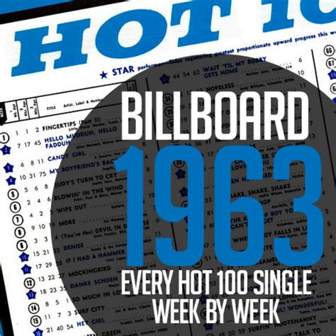 Billboard 1963 Every Hot 100 Single Week By Week All Original