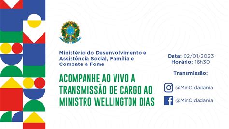 Solenidade de Transmissão de Cargo de Ministro de Estado à Wellington