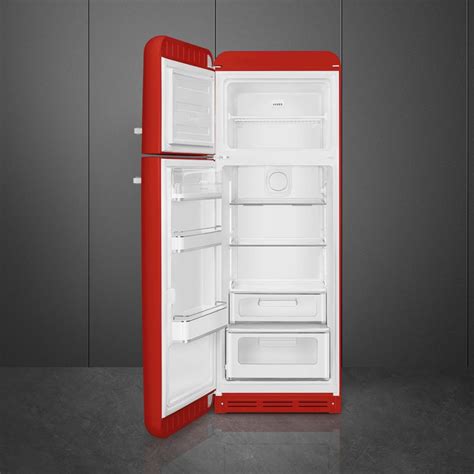SMEG FAB30LRD5 Отдельностоящий двухдверный холодильник, 60 см, Цвет ...