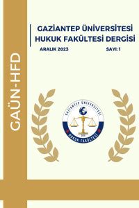 Gaziantep Niversitesi Hukuk Fak Ltesi Dergisi Ana Sayfa