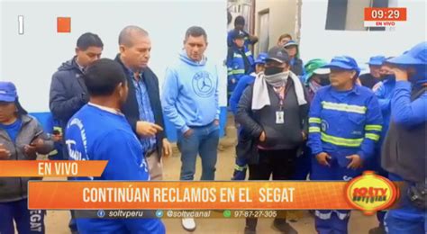 Trujillo continúan reclamos en el Segat SOLTV PERU