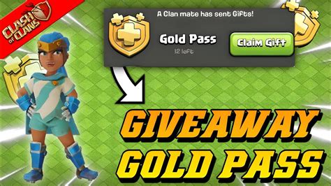 How To Get Free Gold Pass In Clash Of Clans Free Gold Pass Giveaway