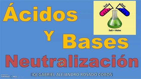 Reacción De Neutralización Ácidos Y Bases Cálculo Del Ph Resultante