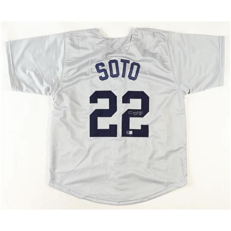 Juan Soto Signed Jersey Beckett Pristine Auction