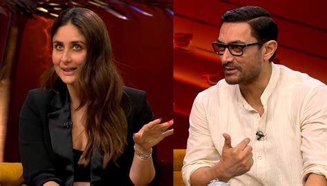 Koffee With Karan Promo Aamir Khan Asks Kareena What A Thirsty Photo