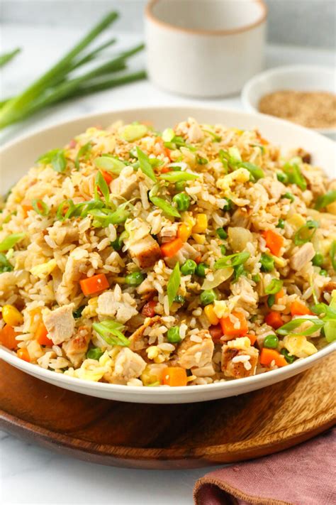 Leftover Turkey Fried Rice (One-Pan Recipe)