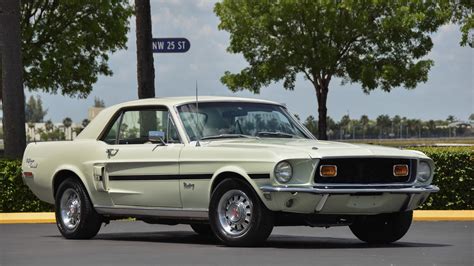 Seafoam Green 1968 Ford Mustang