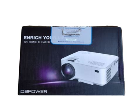 DBPower T20 1500 Lumens LCD Mini Video Home Projector EBay