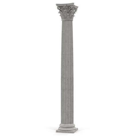 3d model corinthian order column