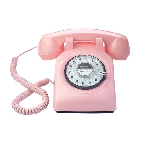 Mua Telpal Retro Single Line Corded Desk Telephone Classic Vintage Rotary Dial Hands Free