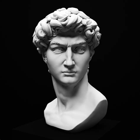 Artstation Bust Of Michelangelos David