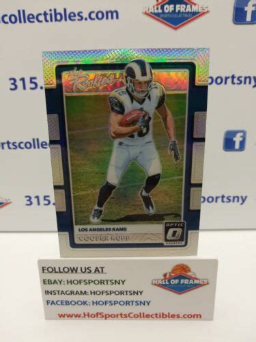 2017 PANINI DONRUSS OPTIC COOPER KUPP THE ROOKIES SILVER HOLO 18 EBay