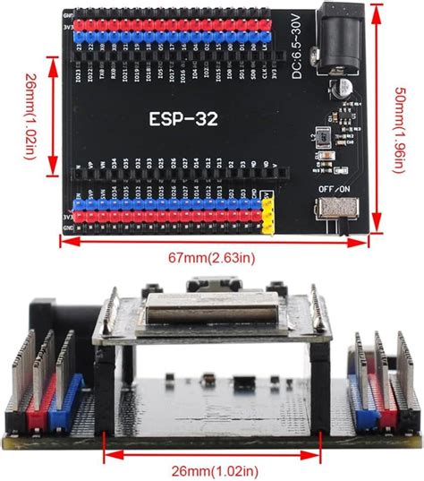 DIYmall ESP32 Development Board WiFi BT BLE ESP32 WROOM ESP32 Module