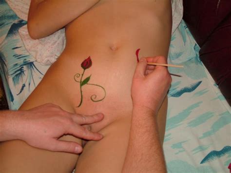 Mixed Thai Caucasian Sex Party Body Art Porn Pic