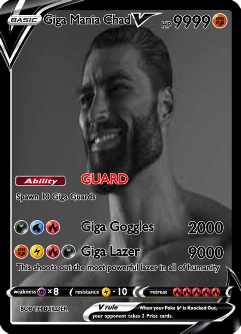 Giga Mania Chad Pokecardmaker