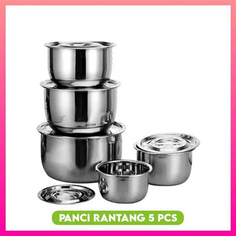 Jual Panci Rantang Set Pcs Panci Rantang Stainless Steel Set Murah