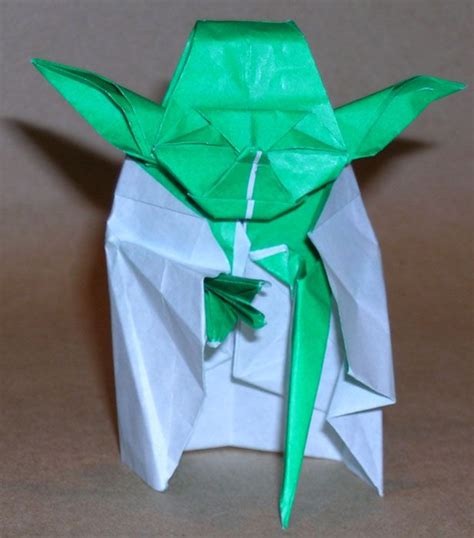 Origami V Deos Mestre Jedi Yoda Por Fumiaki Kawahata Star Wars