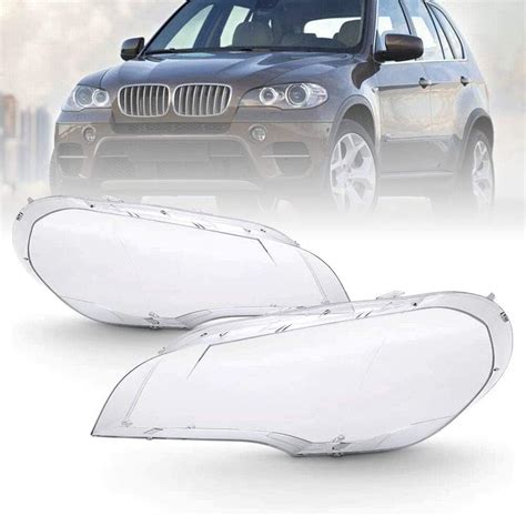 Amazon Pair Of Headlight Lens Cover Replacement For Bmw