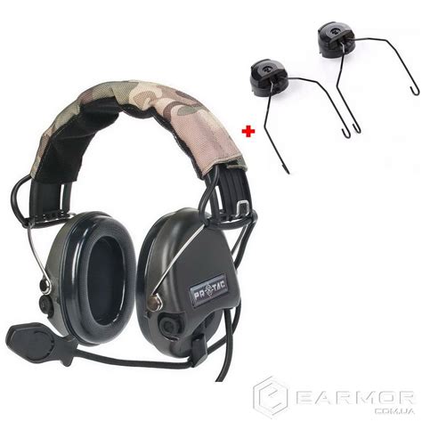 Купить Наушники Активные с микрофоном PROTAC VII Military + крепление ...