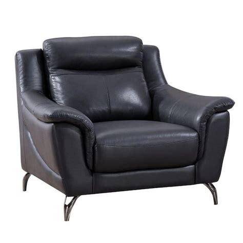 Benjara Gray Faux Leather Arm Chair With Tufted Backrest Bm The