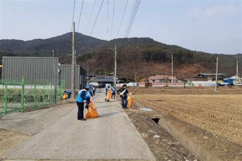 효자면행정복지센터and사환경실천연합회 예천군지회and예천양수발전소 깨끗한 효자면 만들기 앞장 경북채널뉴스