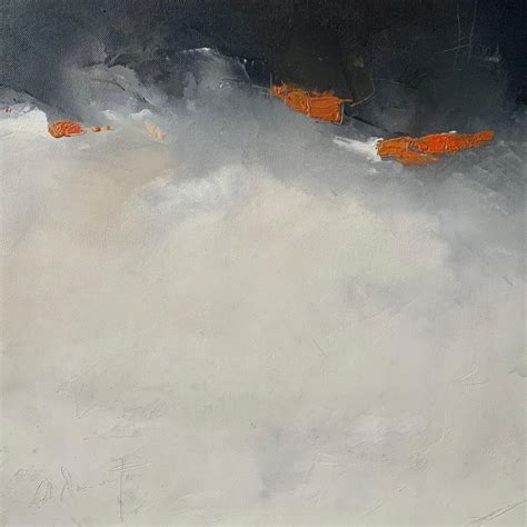 Peinture juste le silence par Dumontier Nathalie Carré d artistes