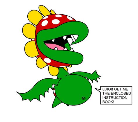 Petey Piranha Eats Mario By Footballlover On Deviantart