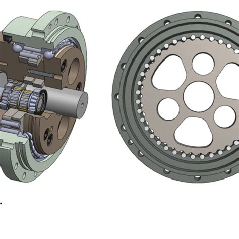 A The Schematic View Of An Rv Speed Reducer B The D Model Of A