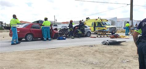 Accident Frontal Fuerte A Produci Tres Herido Na San Miguel