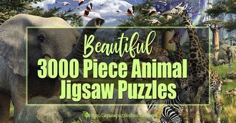 3000 Piece Animal Jigsaw Puzzles | Jigsaw Puzzles For Adults