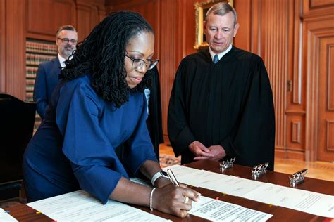 Justice Ketanji Brown Jackson Sworn In As First Black Woman On Supreme