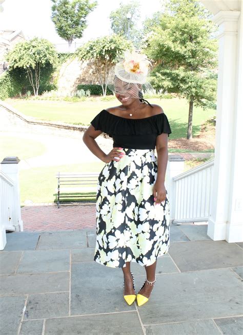 STYLE: TEA PARTY ATTIRE- FLORAL SKIRT X BODYSUIT - PRIIINCESSS | Tea
