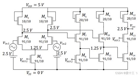 从0开始，模拟集成电路设计cadence Virtuoso学习笔记（五）文章分析《集成nmos 差分放大器》差动放大器virtuoso仿真