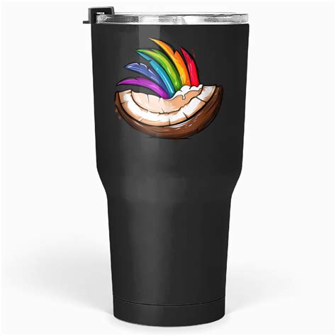 Lgbt Coconut Rainbow Lgbt Parade Lgbtq Gay Pride Month Tumblers Oz Sold By Zimmermanrliame