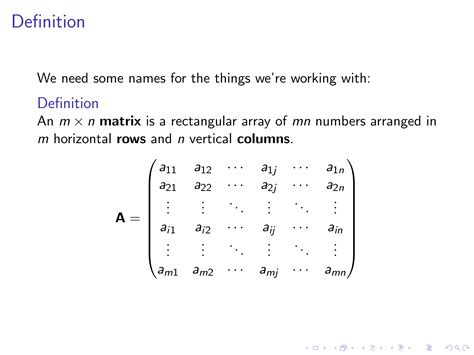 Lesson02 Vectors And Matrices Slides Ppt