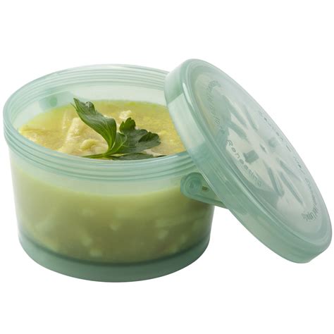 GET EC-07 12 oz. Jade Green Reusable Eco-Takeouts Soup Container - 12/Pack