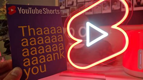 YouTube Shorts LED Sign Light Gift YouTube