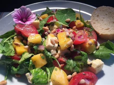 Mango Mozzarella Salat Mit Rucola Und Cocktailtomaten Von Anna Banana