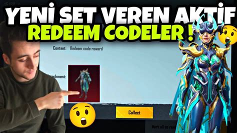 PUBG MOBİLE REDEEM CODE 2023 SET VEREN YENİ REDEEM CODELER KANITLI