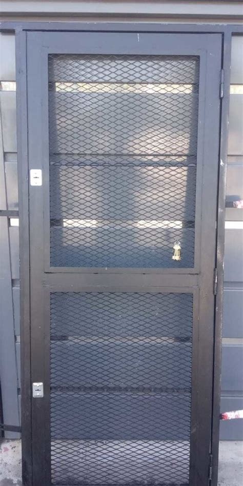 Puerta Reja De Malla De 1 50 X 2 00 Para Puerta Balcon Con 1 Cerradura