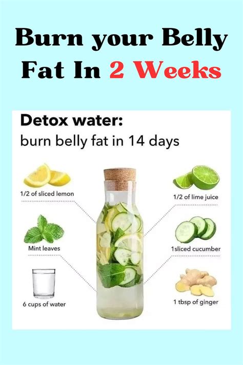 Burn Belly Fats In 2 Weeks With This Detox Drink Best Smoothie Recipes Healthy Drinks Recipes