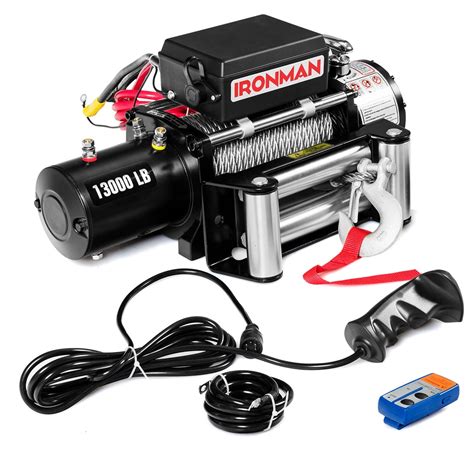 13000 lbs 12V Electric Recovery Winch Truck SUV Wireless Remote Control IP67 | Walmart Canada