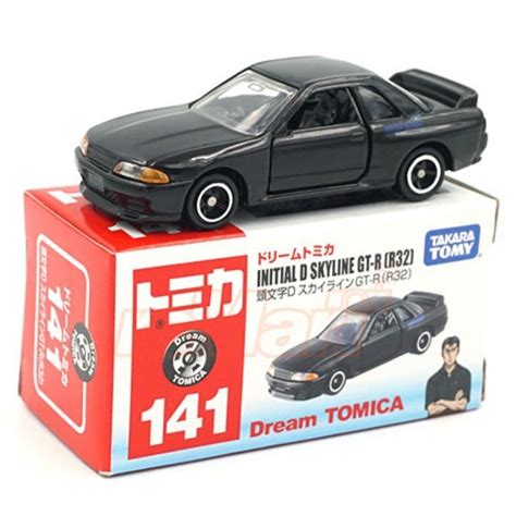 TAKARA TOMY DREAM TOMICA NO 141 INITIAL D SKYLINE GT R R32 Hobbies