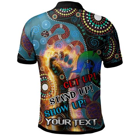 Australia Naidoc Week Polo Shirt Custom Aboriginal Snake Patterns