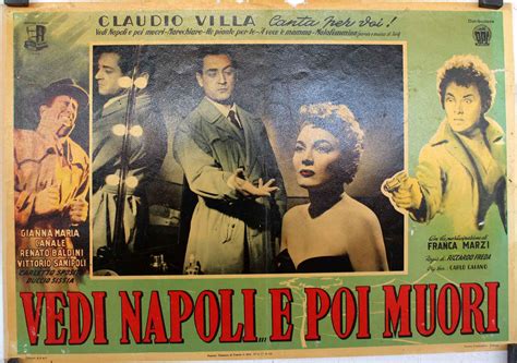 CHANTAGE MOVIE POSTER VEDI NAPOLI E POI MUORI MOVIE POSTER