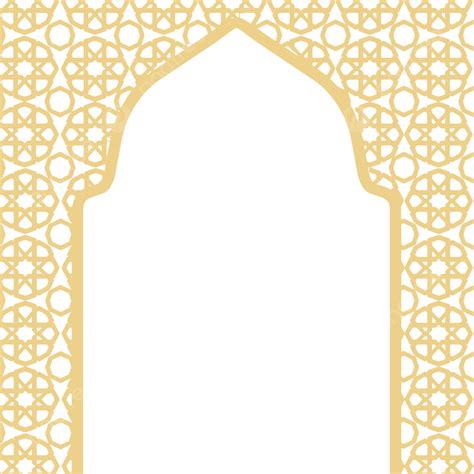 Vector Borders Islamic Pattern Frame Islam Png Transparent Image And