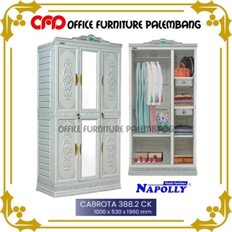 Jual Lemari Pakaian Plastik Napolly Cabrota Ck Lemari Baju Cabinet