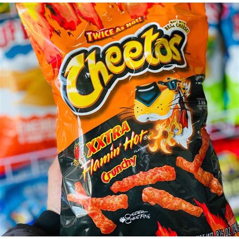 Cheetos Crunchy Flamin Xxtra Hot Limon Cheese Oz Usa Shopee Thailand
