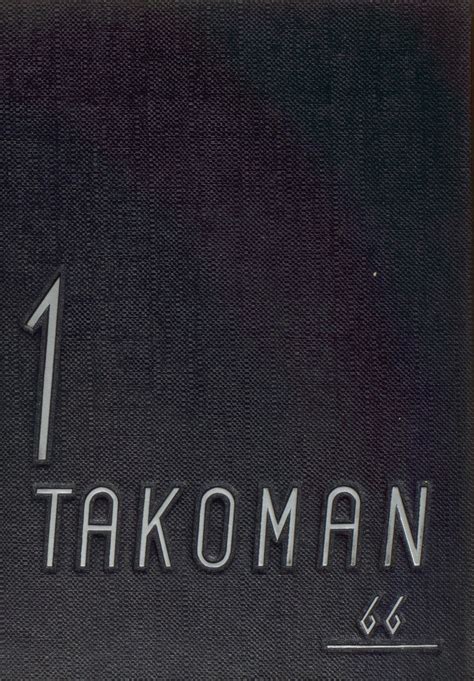 1966 yearbook from Takoma Academy from Takoma park, Maryland for sale