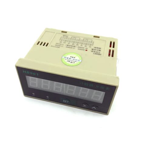 Hb961 contador/grating/encoder display, 6 dígitos reversível industrial ...